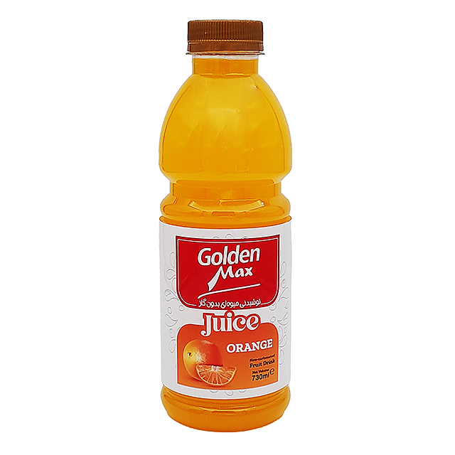 قیمت نوشیدنی بدون گاز گلدن مکس با طعم پرتقال 730 میلی لیتری