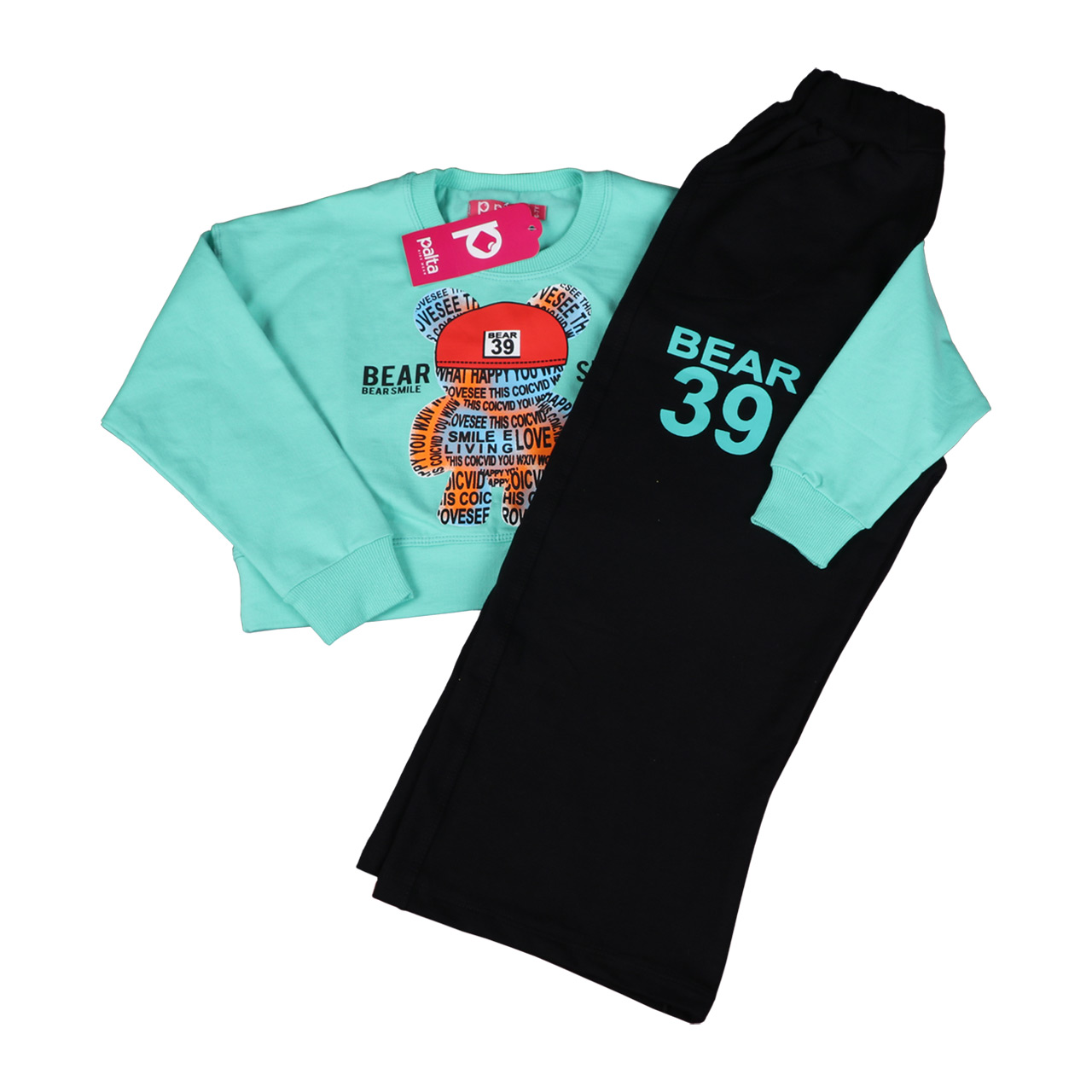 ست کراپ و شلوار دخترانه کد 1