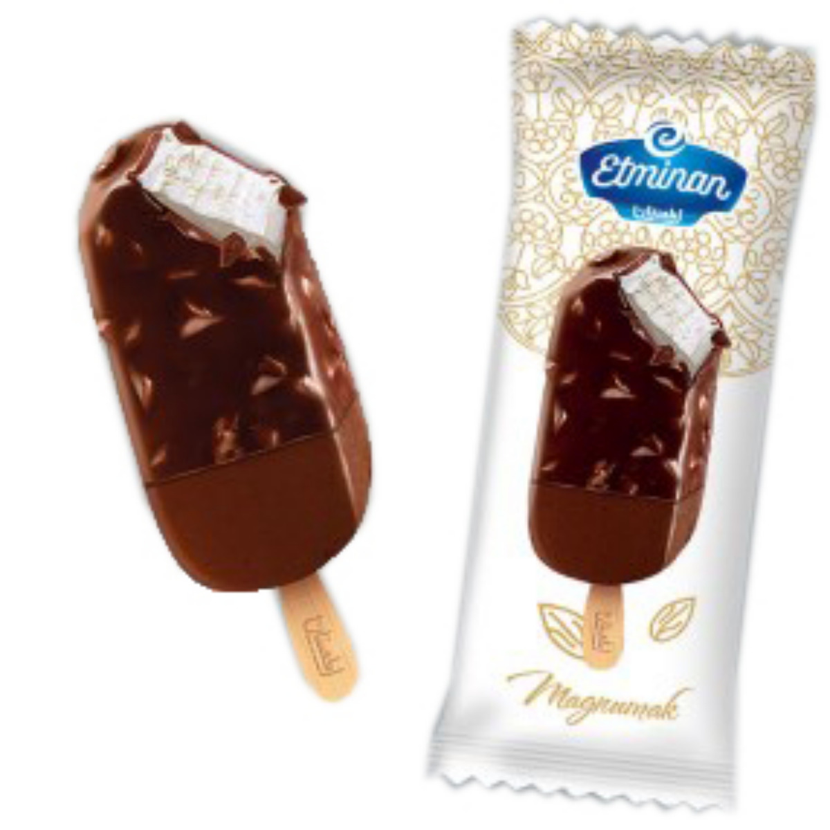 بستنی چوبی مگنوم اطمینان 55 گرمی