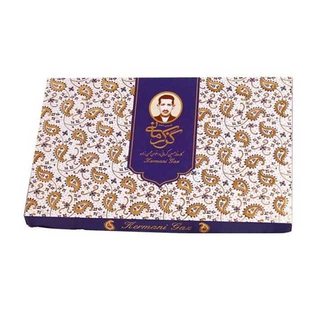 گز لقمه ای 38% بادام کرمانی 450 گرمی