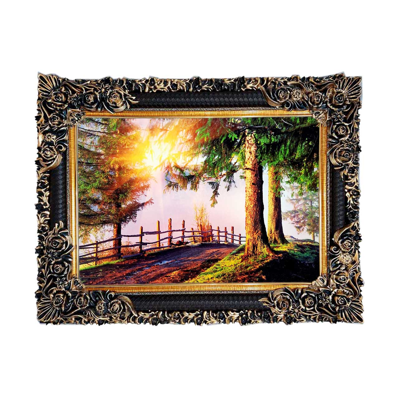 تابلو فرش با زیبا ترین قاب