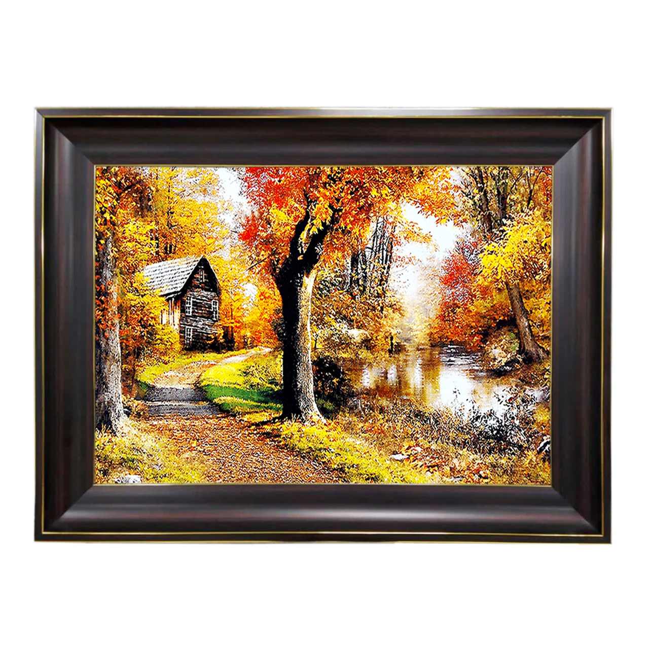 تابلو فرش چاپی طرح منظره کد 10108 سایز 60×40 سانتی متری