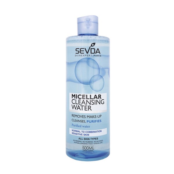 محلول پاک کننده صورت سودا مدل Micellar Water حجم 500 میلی لیتری