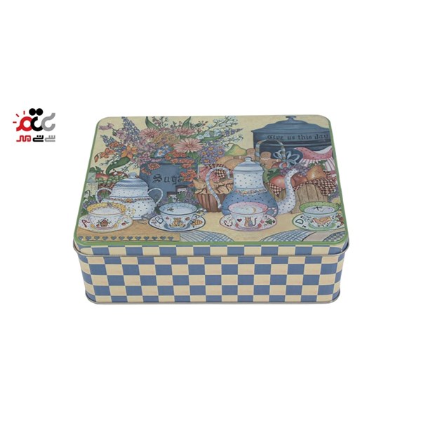 قوطی فلزی مستطیل سایز 15*20