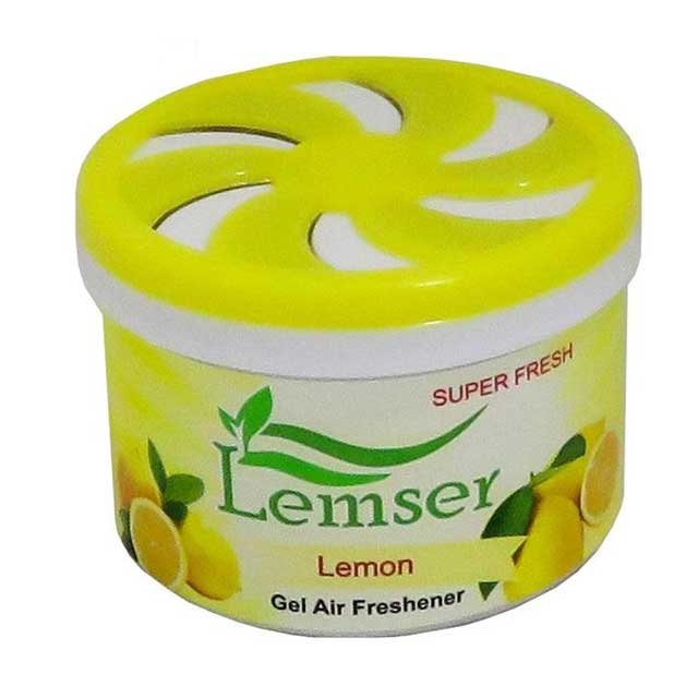 بوگیر ژله ای خوشبو کننده هوا لمسر مدل Lemon حجم 90 میلی لیتری