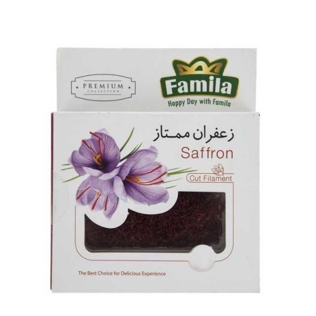 زعفران سرگل ممتاز کریستالی فامیلا 0.5 گرمی
