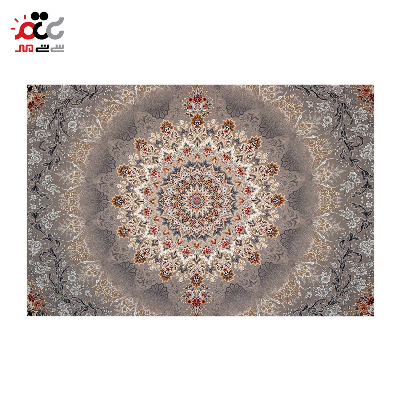 ارزان ترین فرش ماشینی نقره ای 