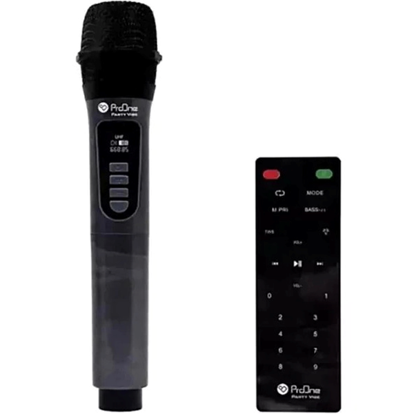 اسپیکر بی سیم شارژی و قابل حمل 80 وات ProOne مدل Party Vibe PSB4976 - مشکی