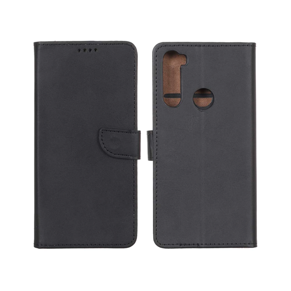 کیف چرمی موبایل مگنتی Xiaomi Redmi Note 8 - مشکی