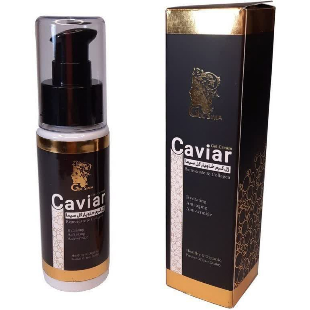 ژل کرم خاویار گل سیما 60 میلی لیتری