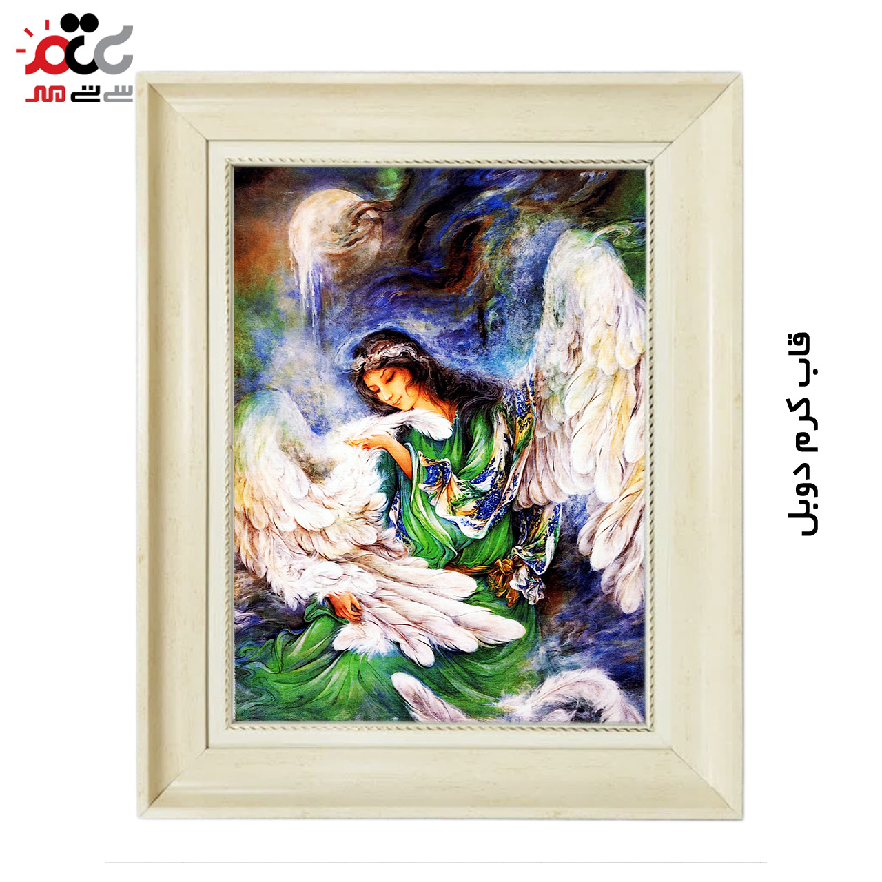 تابلو فرش چاپی طرح مینیاتوری کد 16004 سایز 50×70 سانتی متری