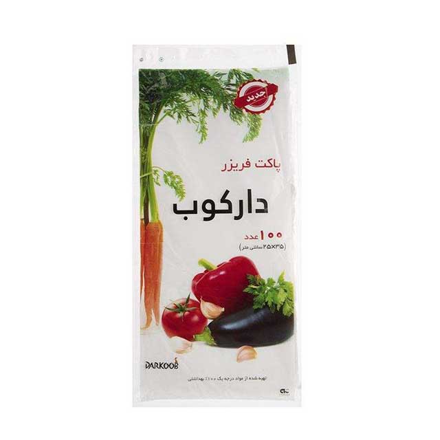 کیسه فریزر دارکوب بسته 100 عددی