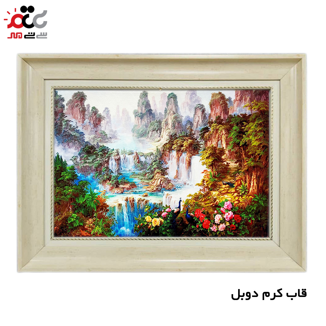 تابلو فرش چاپی طرح منظره کد 10281 سایز 50×35 سانتی متری