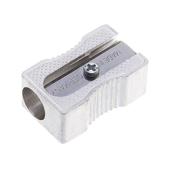 مداد تراش فلزی تک سوراخ تیغ آلمانی