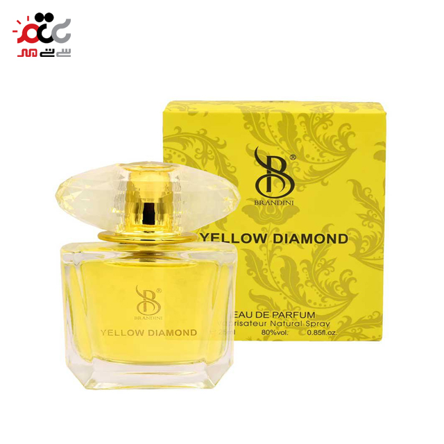 ادکلن زنانه برندینی مدل Yellow Diamond حجم 25 میلی لیتری
