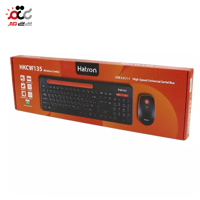 کیبورد ماوس هترون مدل HKCW135