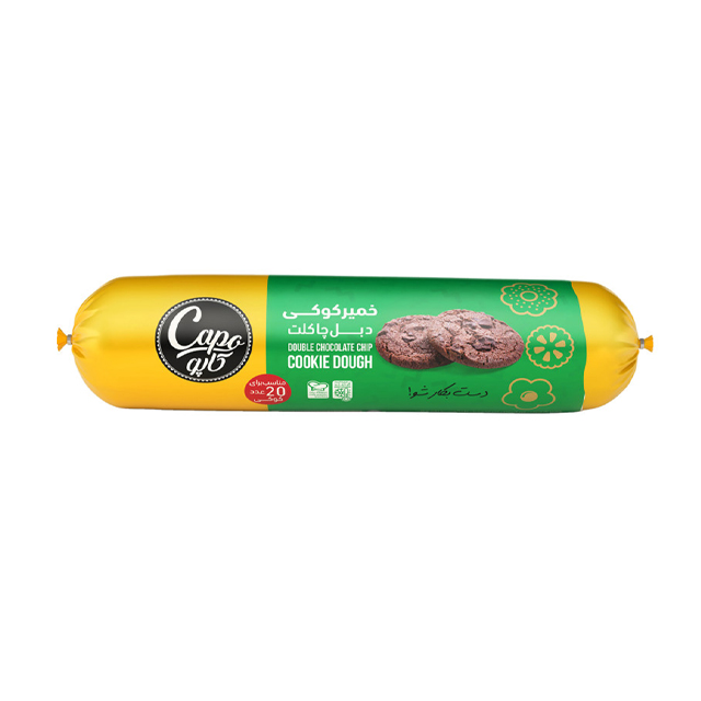 خمیر نیمه آماده کوکی دبل چاکلت کاپو کاله 570 گرمی