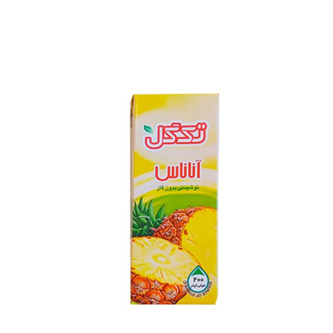 آبمیوه آناناس تک گل 200 میلی لیتری