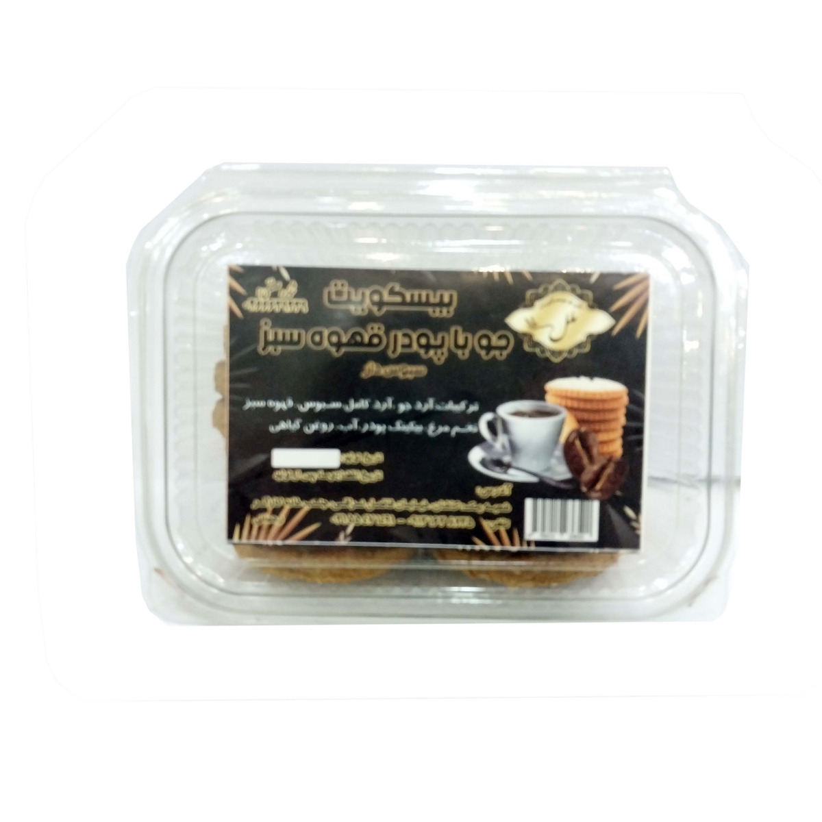 بیسکویت جو با پودر قهوه رژیمی ملل 310 گرمی