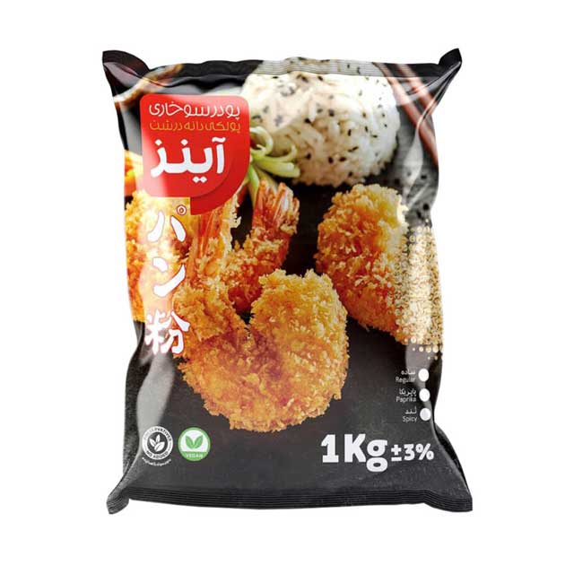 پودر سوخاری پولکی دانه درشت آینز 1000 گرمی
