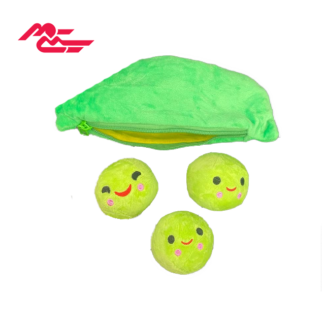 عروسک طرح نخود فرنگی طول 23 سانتی‌متر