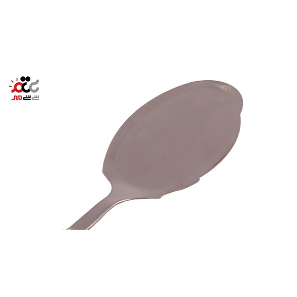 کفگیر پلویی استیل مدل دسته سرامیک طرح گل