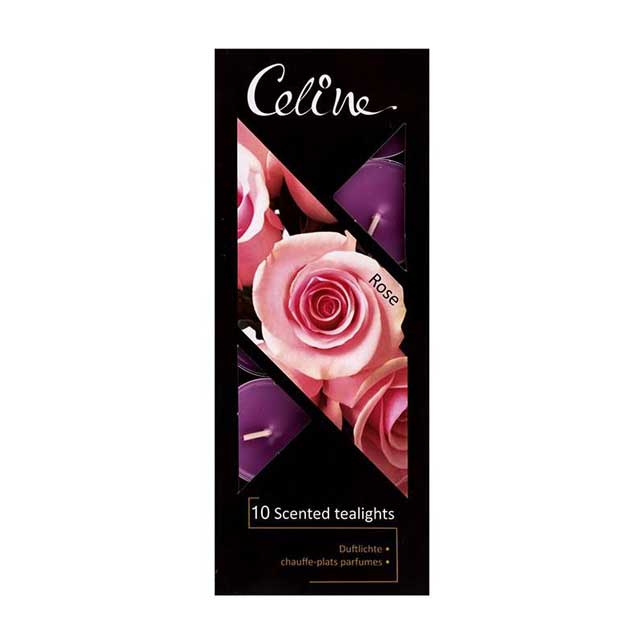 شمع سلین وارمر مدل گل رز بسته 10عددی