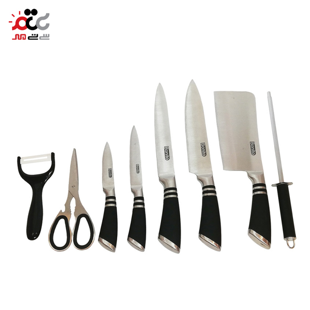 سرویس چاقو آشپزخانه 9 پارچه بونیتو مدل 804