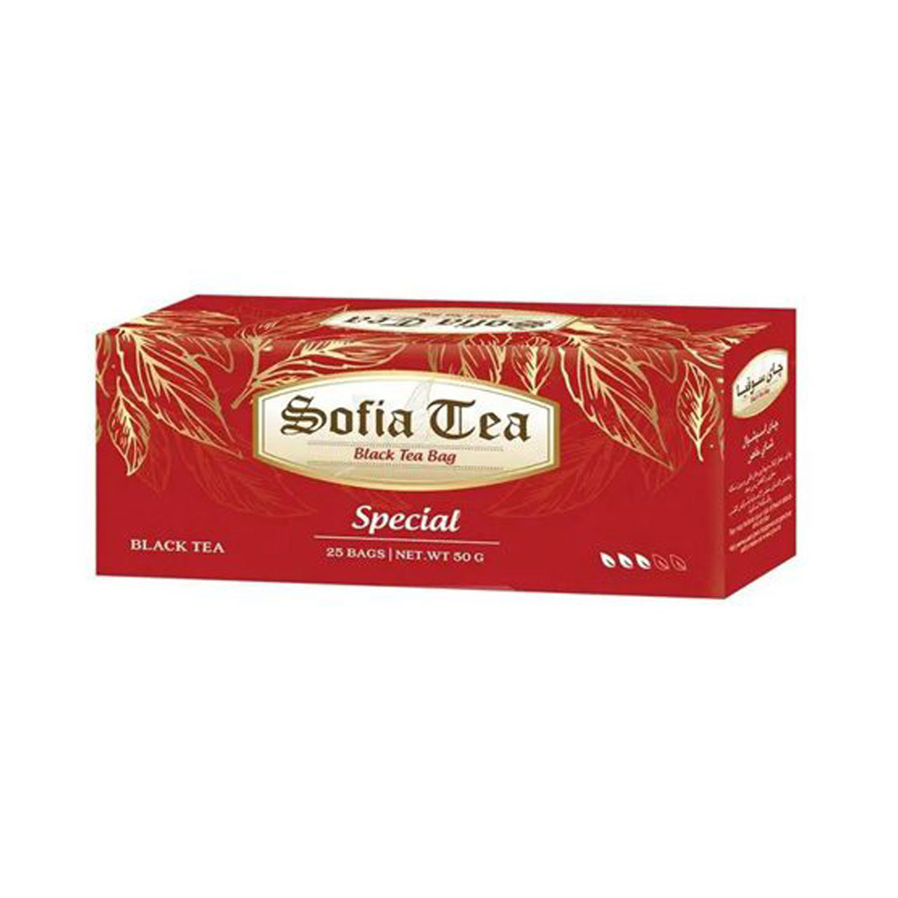 چای کیسه ای تی بگ ساده سوفیا بسته 25 عددی
