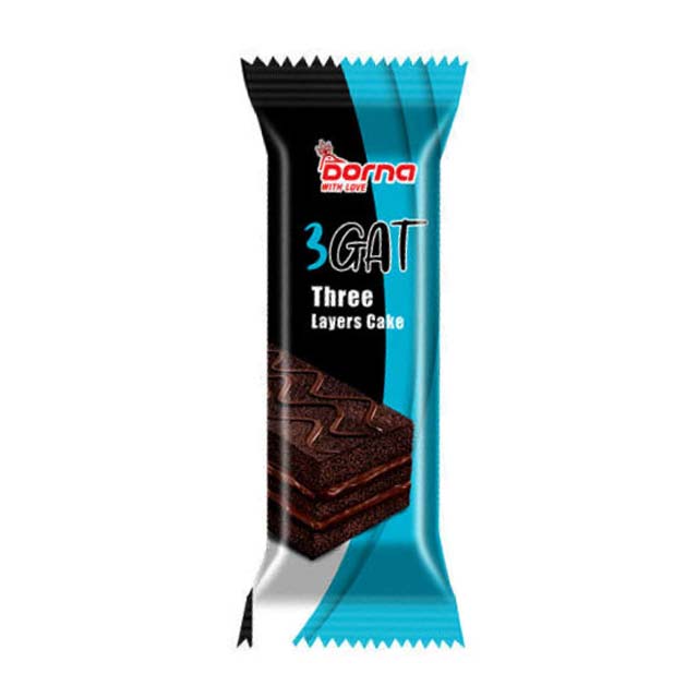 کیک تری گات با مغز کرم کاکائو درنا 60 گرمی