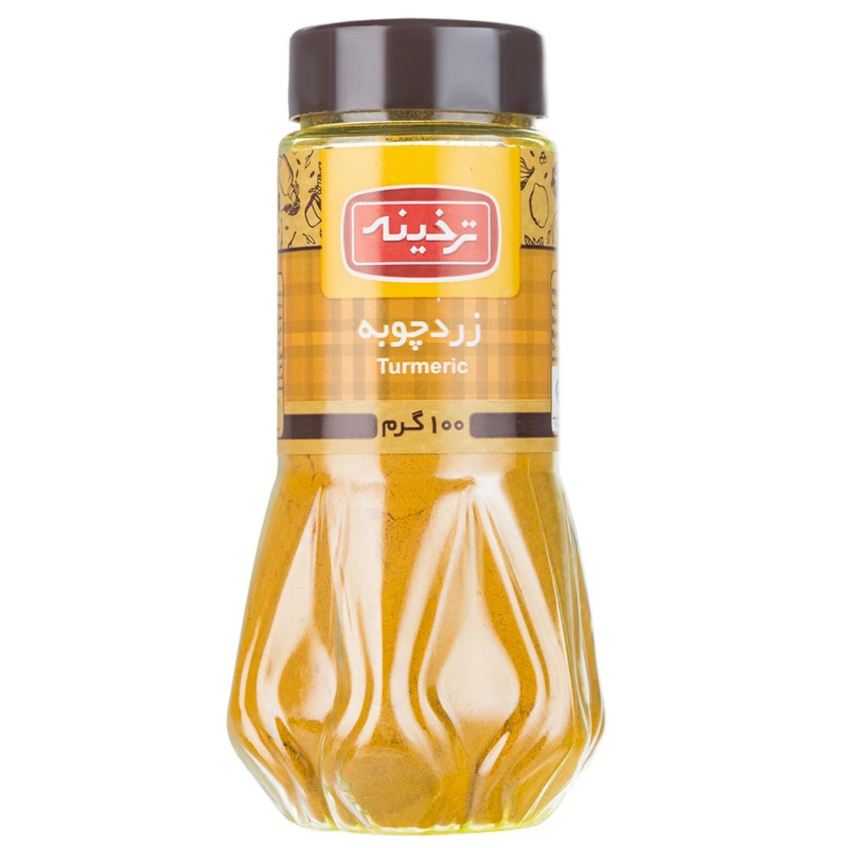 پودر زردچوبه ترخینه 100 گرمی