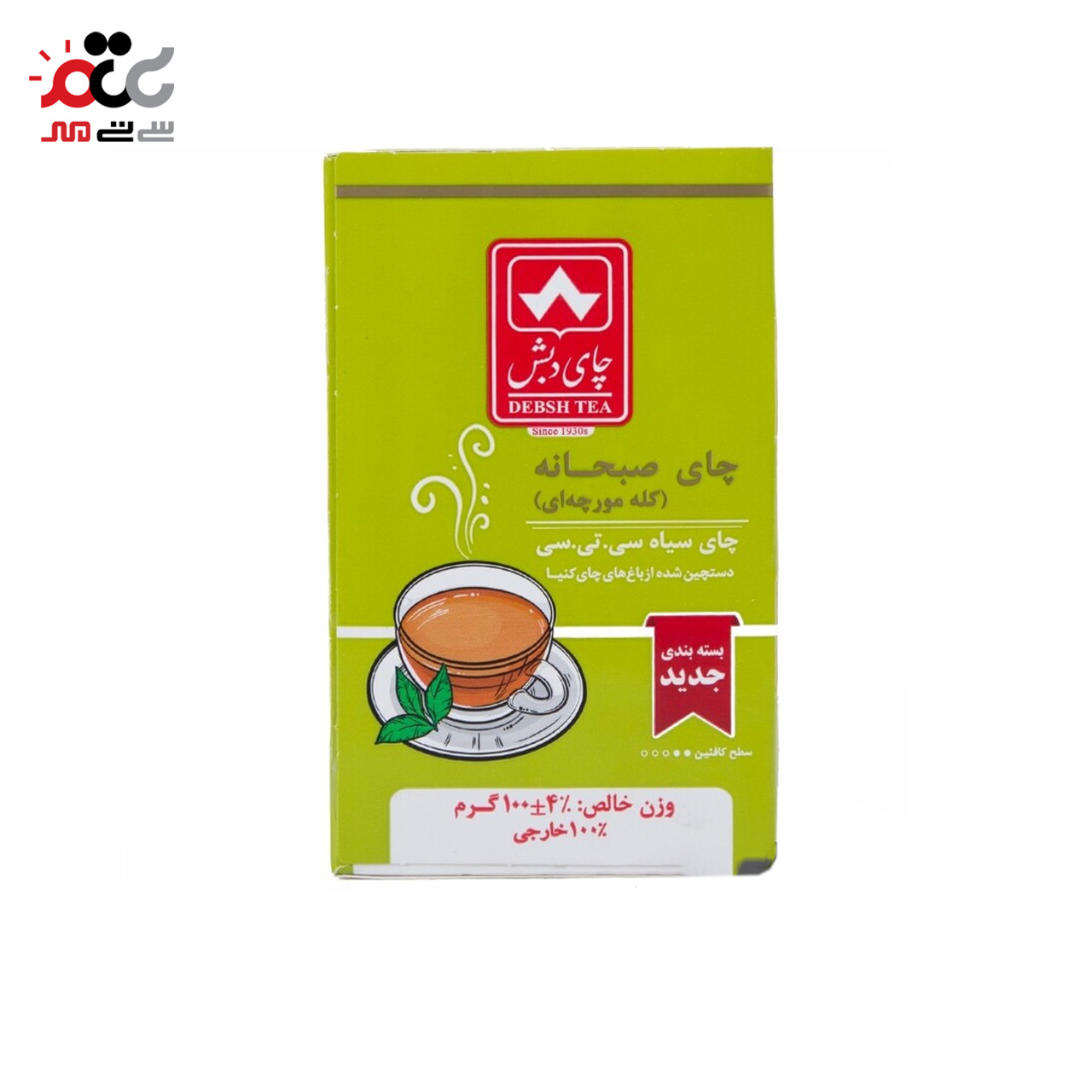 چای صبحانه دبش مدل کله مورچه ای 100 گرمی