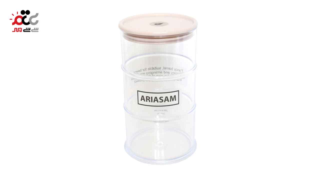 بانکه شفاف آریسام مدل بشکه سایز بزرگ