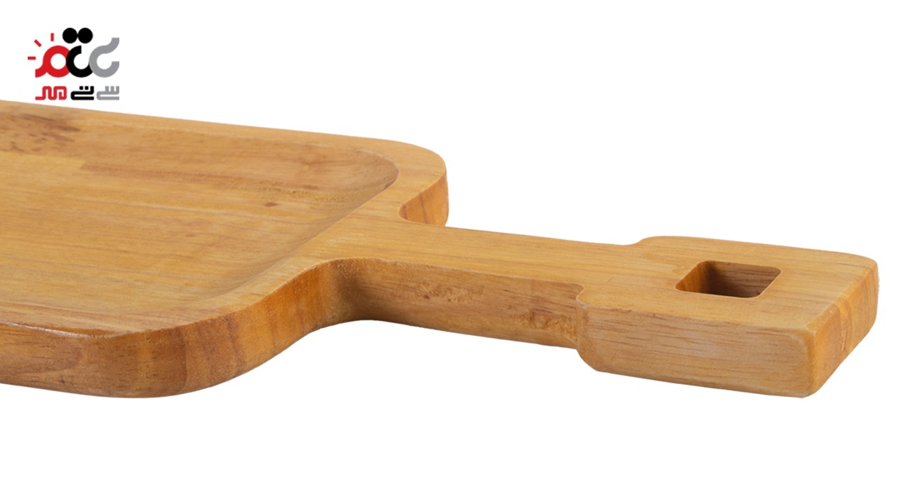 تخته سرو چوبی مدل مستطیل دسته دار