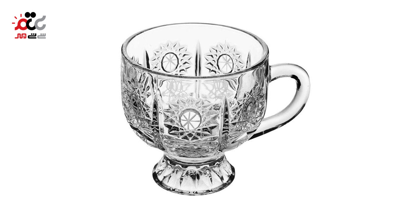 فنجان بلور پی کی  کد 190 بسته 6 عددی