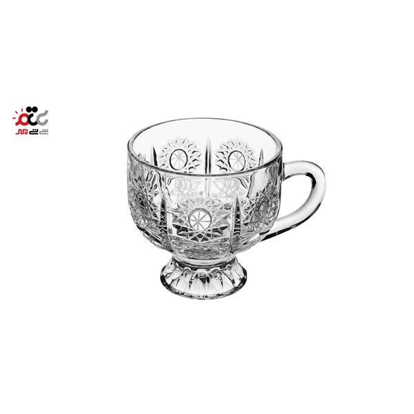 فنجان بلور پی کی  کد 190 بسته 6 عددی