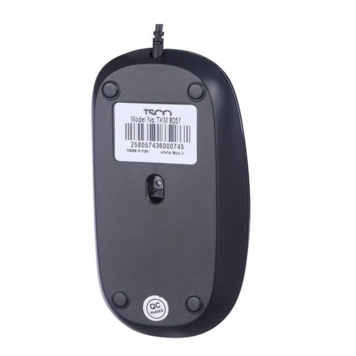 کیبورد و ماوس باسیم TSCO مدل TKM 8057 - مشکی