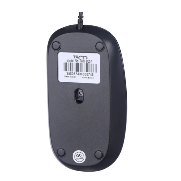کیبورد و ماوس باسیم TSCO مدل TKM 8057 - مشکی