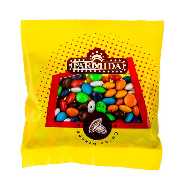 شکلات دراژه کاکائویی تریپل پارمیدا 240 گرمی
