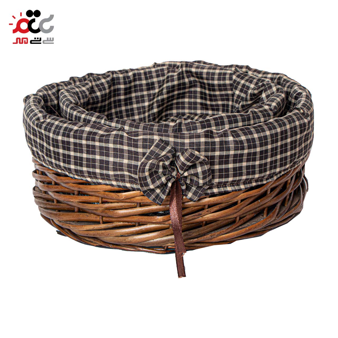 سبد نان حصیری مدل گرد 2 عددی