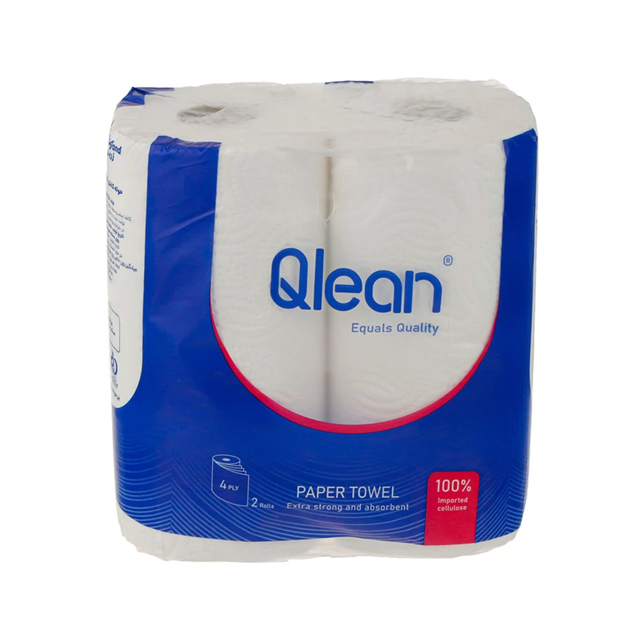 دستمال حوله ای 4 لایه کیولین بسته 2 عددی