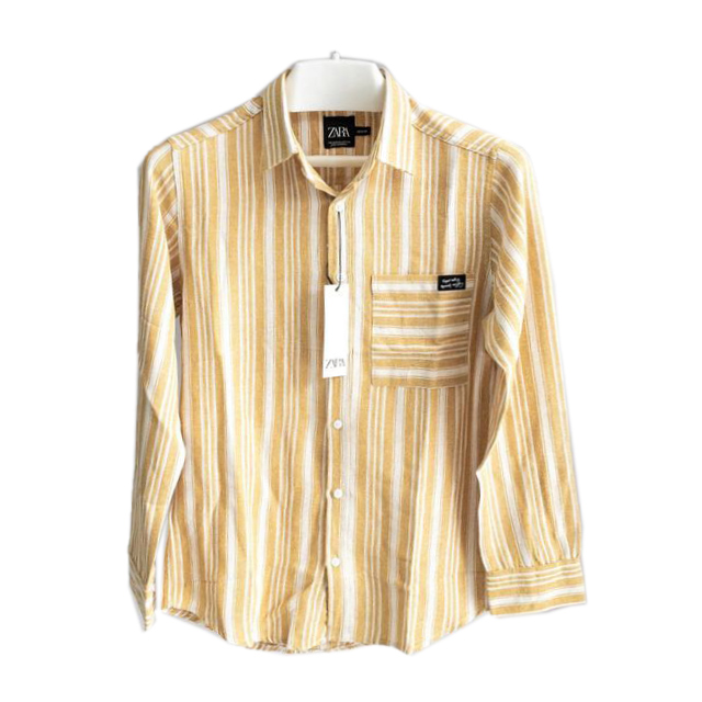 پیراهن آستین بلند مردانه مدل راه راه