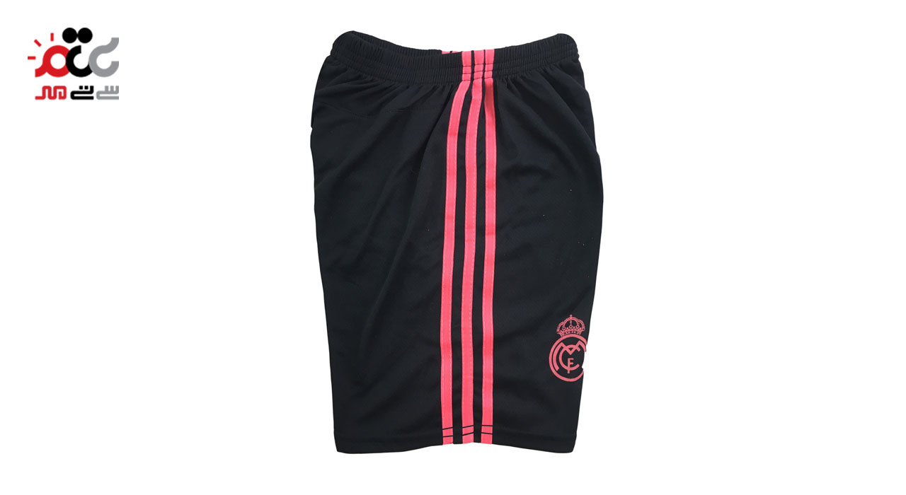 ست تی شرت و شلوارک ورزشی مردانه طرح رئال مادرید مدل 2021