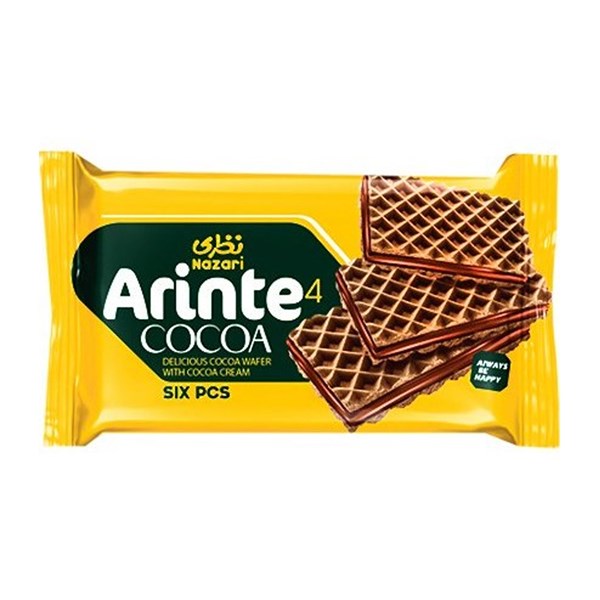 ویفر کاکائویی ارینته نظری 38 گرمی بسته 42 عددی