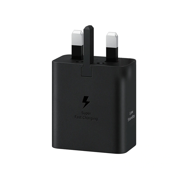شارژر دیواری سه پین SAMSUNG 45W T4511 ( فست و PD) مجهز به فناوری GAN-NFC مشکی - (گارانتی پارتیان پایا)