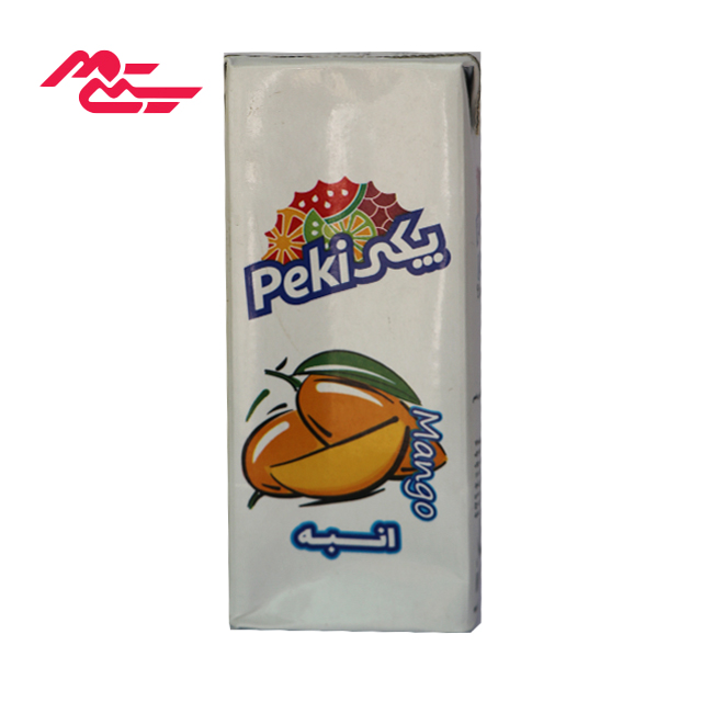 نوشیدنی بدون گاز آبمیوه انبه پکی 200 میلی لیتری