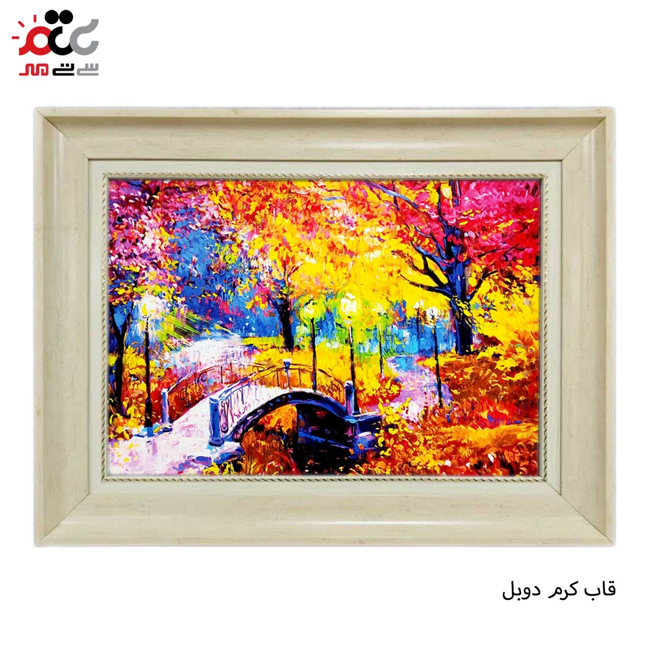 تابلو فرش چاپی طرح پاییز کد 10079 سایز 100×50 سانتی متری