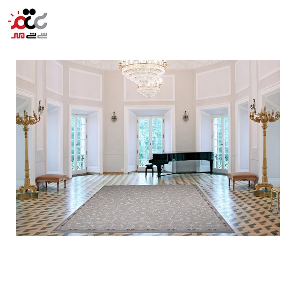 فرش ماشینی طرح سیلور کد 1455
