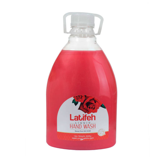 مایع دستشویی قرمز لطیفه 2000 میلی لیتری