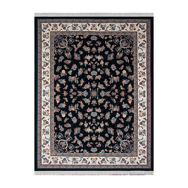 فرش ماشینی مدل گیلدا سرمه ا ی